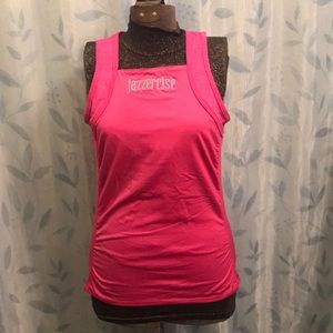 Jazzercise Athletic Top with Built-in Shelf Bra